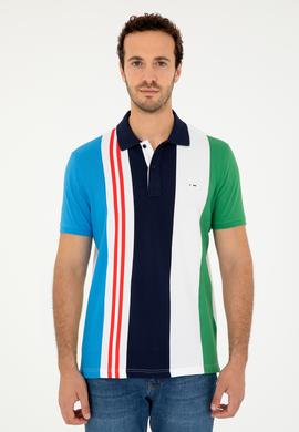 Erkek Regular Fit Polo Yaka Lacivert Tişört - 50281515031