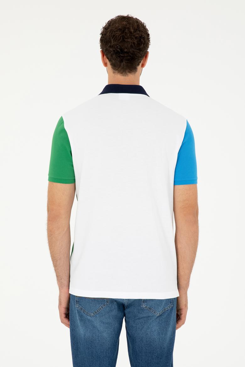 Erkek Regular Fit Polo Yaka Lacivert Tişört - 50281515031