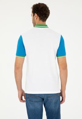 Erkek Regular Fit Polo Yaka Saks Tişört - 50281563038