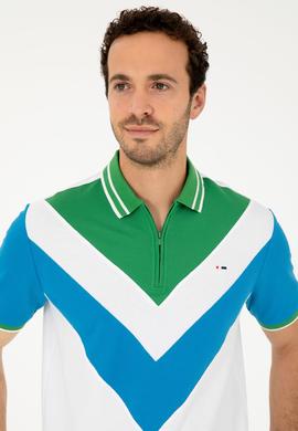 Erkek Regular Fit Polo Yaka Saks Tişört - 50281563038