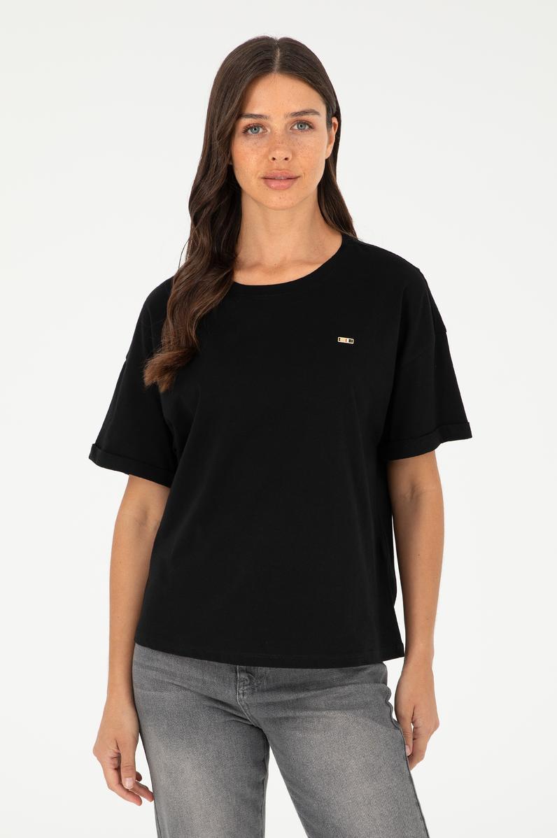 Kadın Siyah Tişört