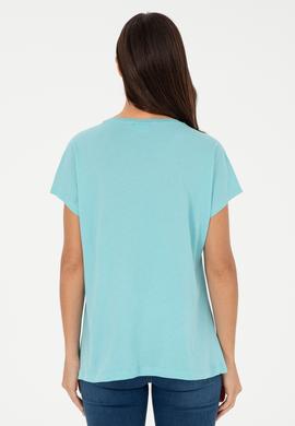 Kadın Mint Tişört - 50282895013