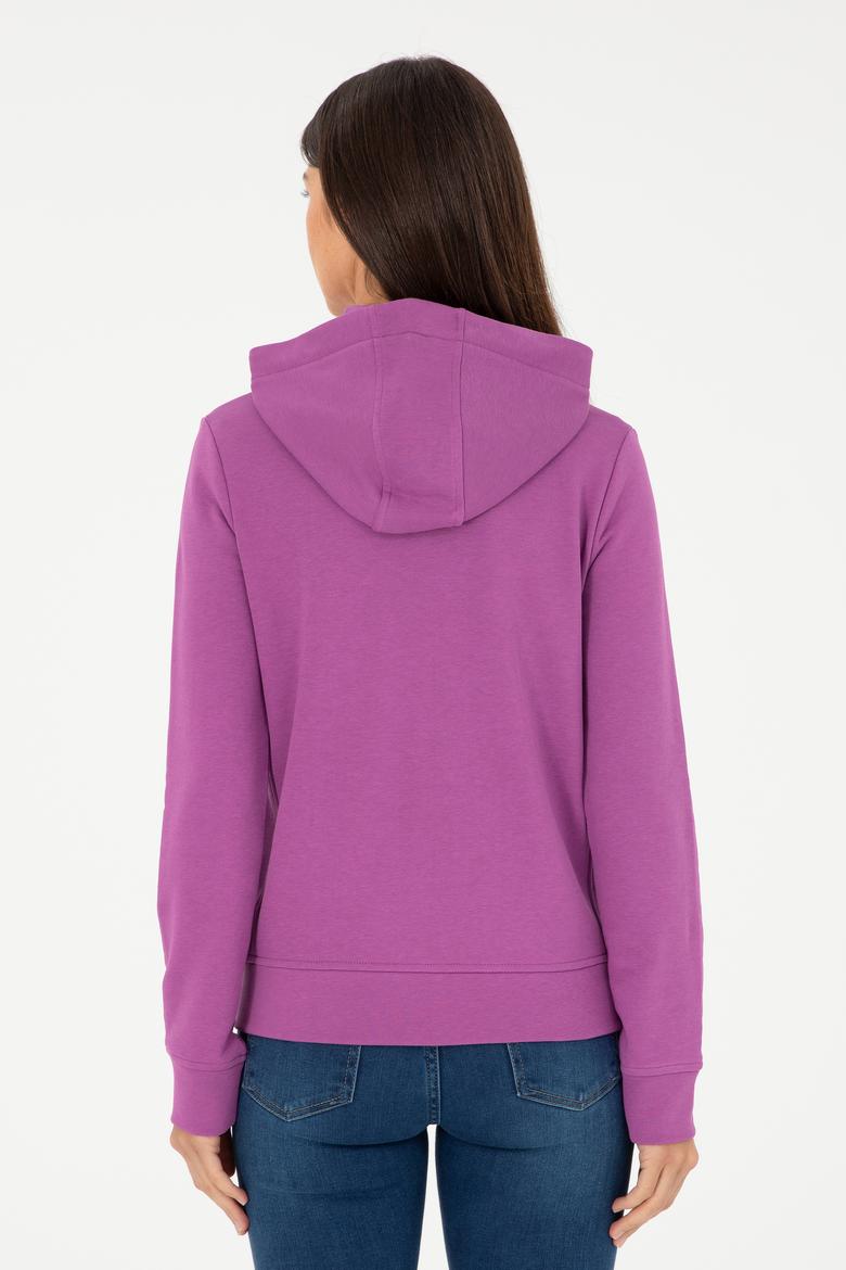 Kadın Mor Basic Sweatshirt - 50280032037