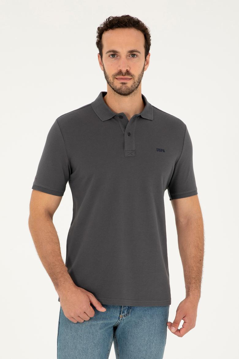 Erkek Antrasit Basic Tişört