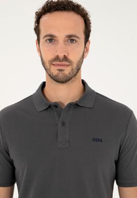 Erkek Antrasit Basic Tişört - 50284641324