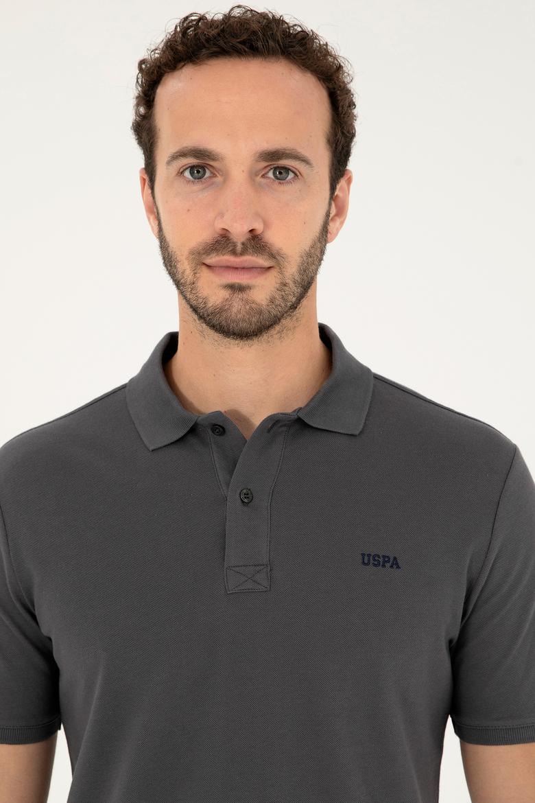 Erkek Antrasit Basic Tişört - 50284641324