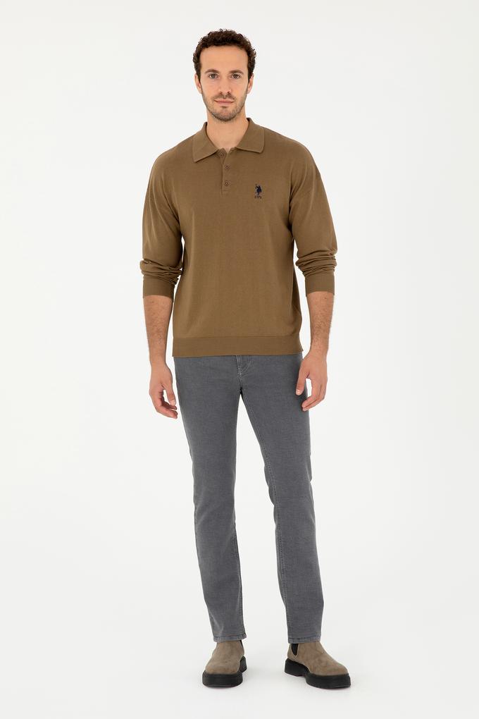 Erkek Gri Jean Pantolon