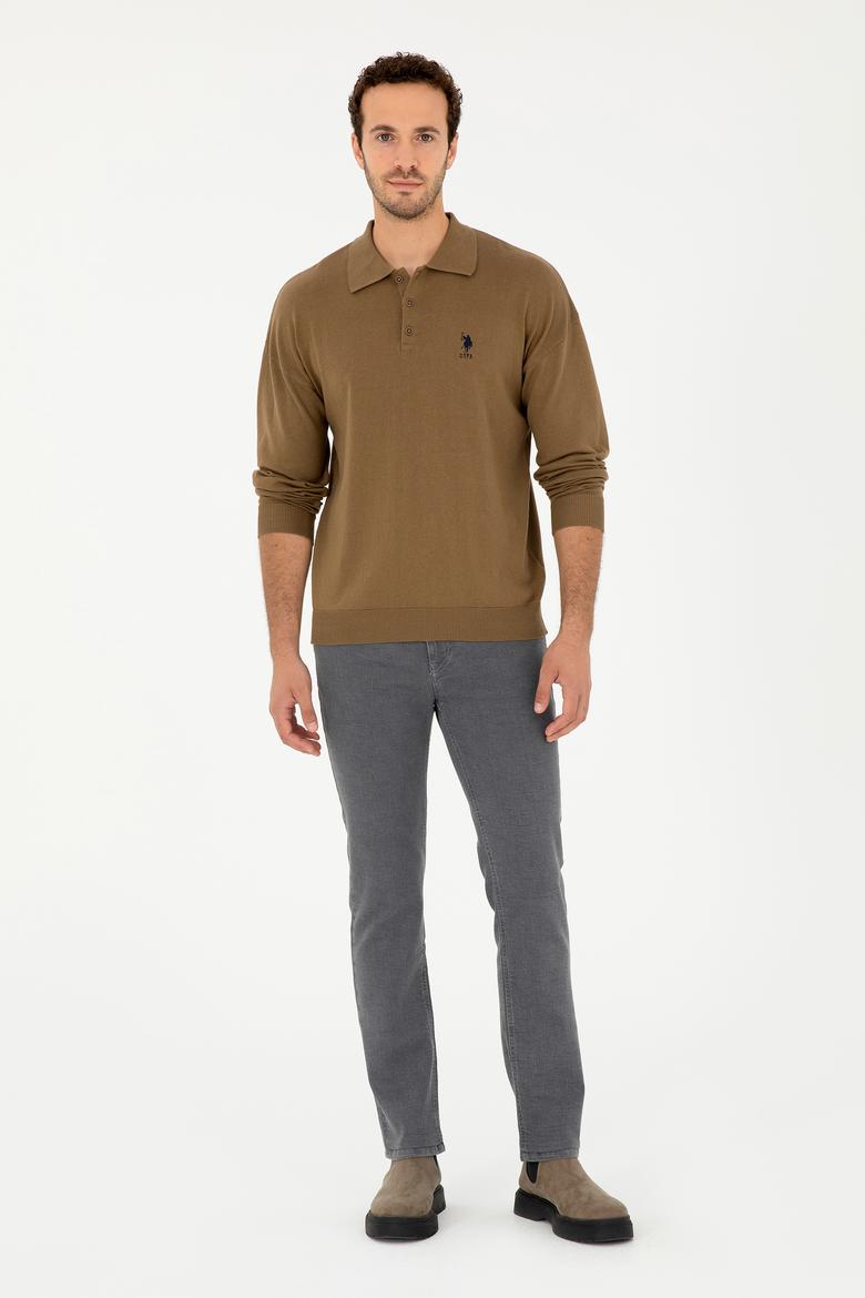 Erkek Gri Jean Pantolon