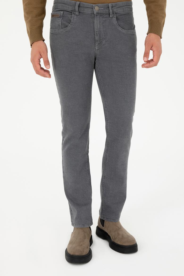Erkek Gri Jean Pantolon - 50254606106
