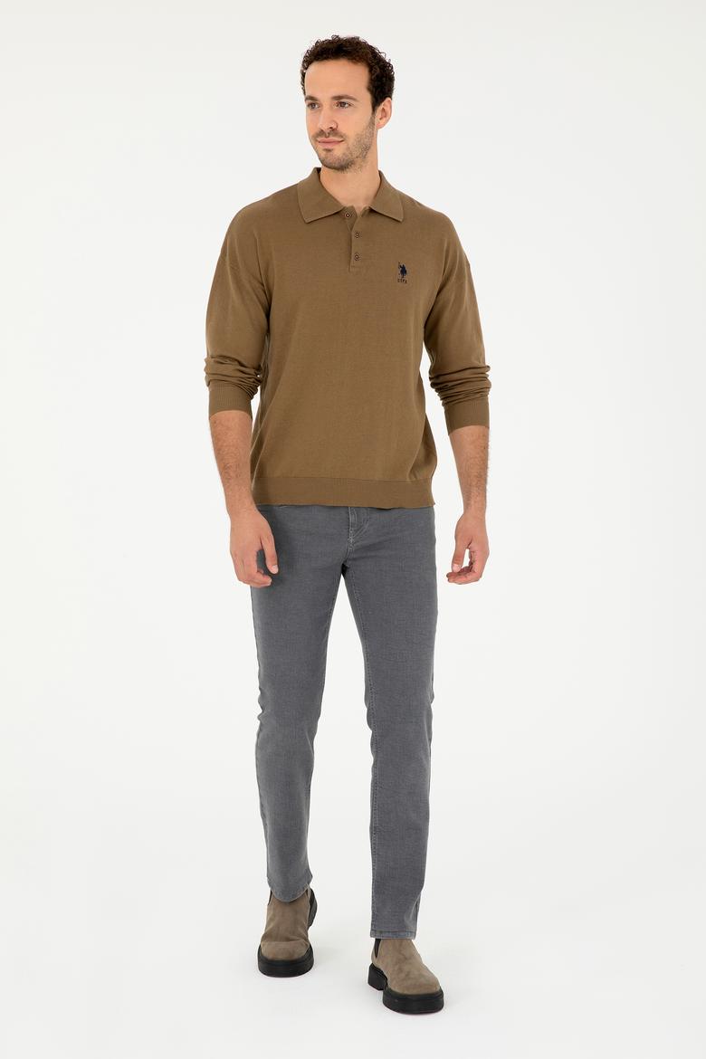 Erkek Gri Jean Pantolon - 50254606106