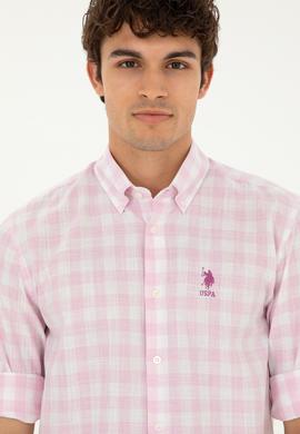 Erkek Pembe Uzun Kollu Gömlek - 50282803015