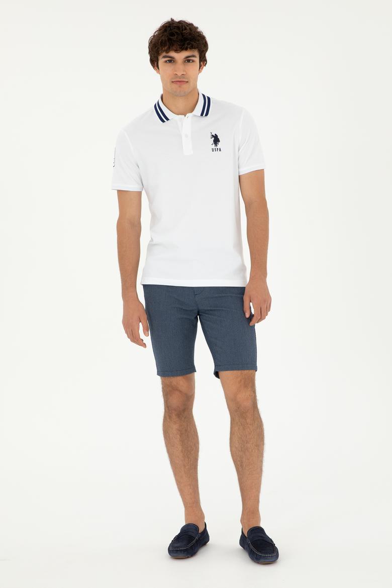 Erkek Lacivert Dokuma Şort