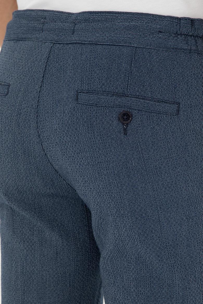 Erkek Lacivert Dokuma Şort - 50283923047