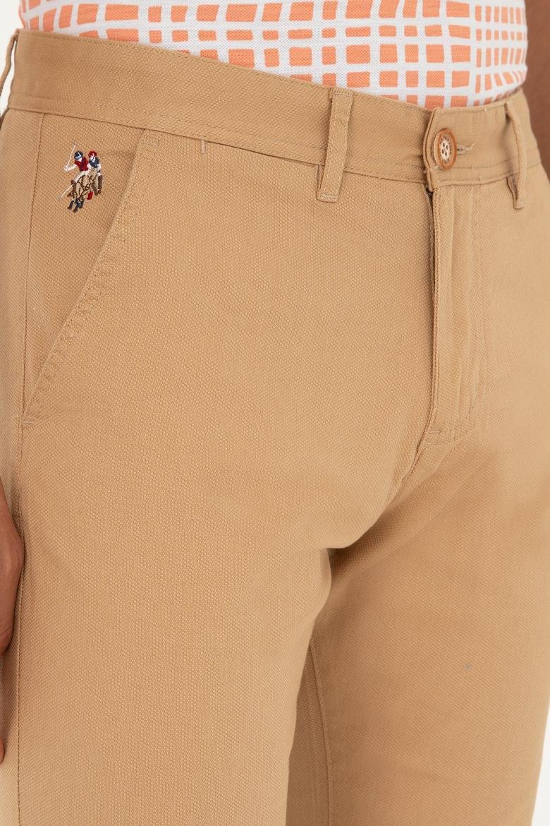 Erkek Camel Dokuma Şort - 50283928024