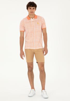 Erkek Camel Dokuma Şort - 50283928024