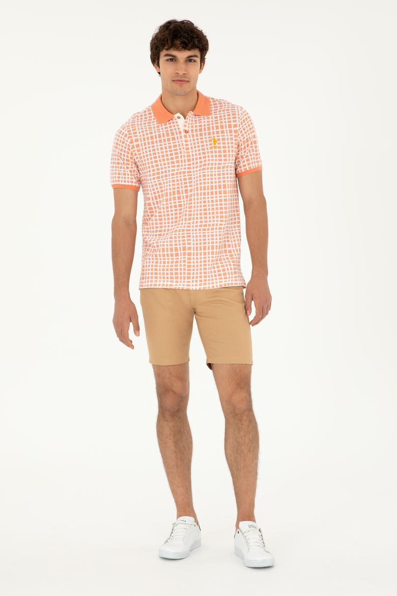 Erkek Camel Dokuma Şort - 50283928024