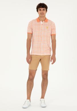 Erkek Camel Dokuma Şort - 50283928024