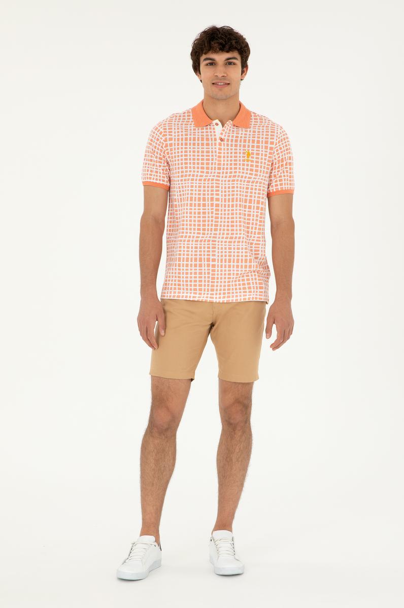 Erkek Camel Dokuma Şort