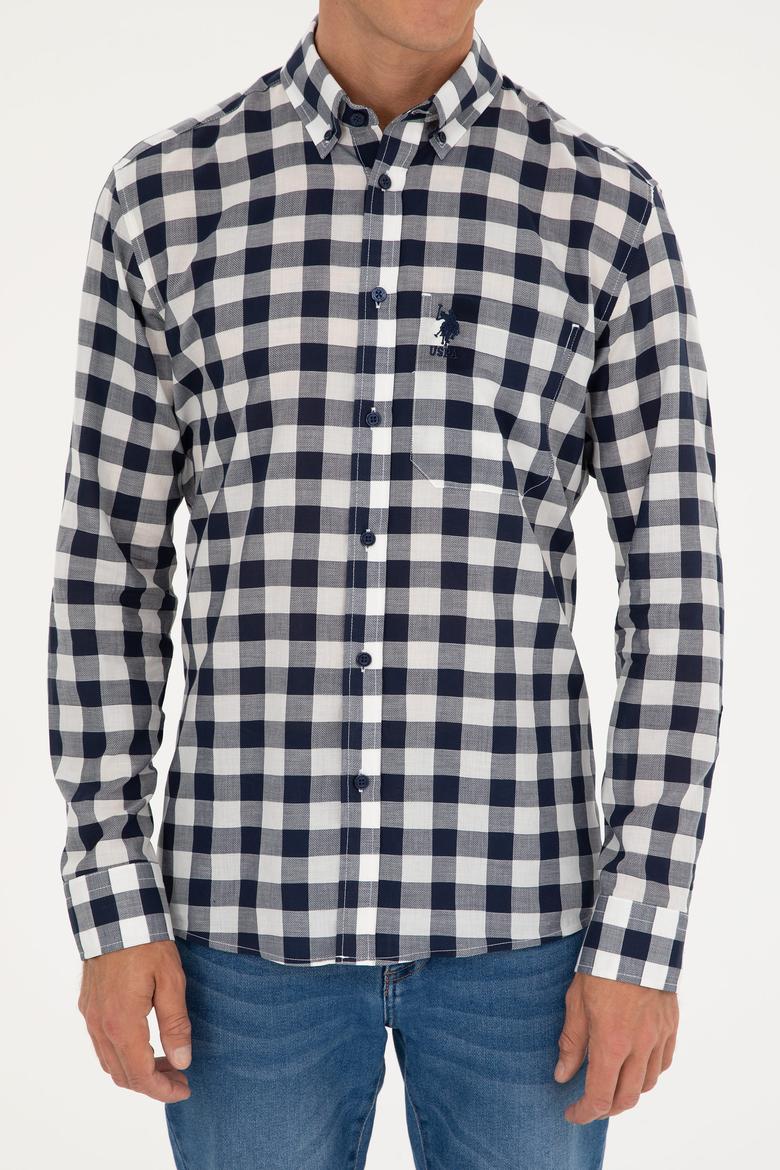 Erkek Lacivert Uzun Kollu Gömlek - 50282882001