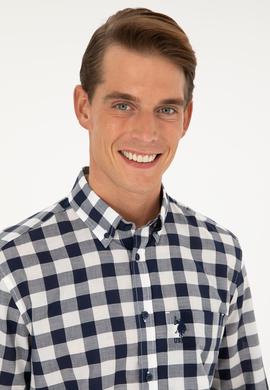 Erkek Lacivert Uzun Kollu Gömlek - 50282882001