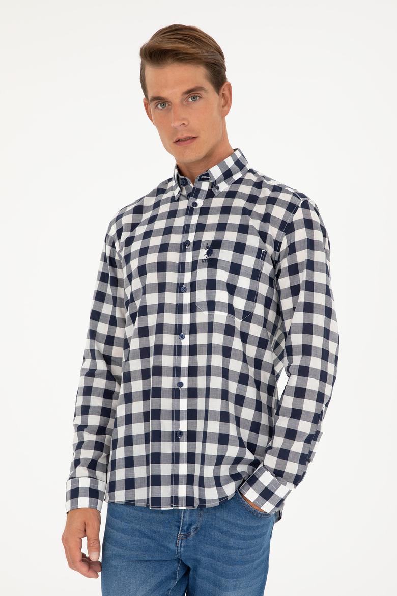 Erkek Lacivert Uzun Kollu Gömlek - 50282882001