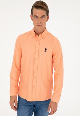 Erkek Somon Uzun Kollu Basic Gömlek - 50287805004