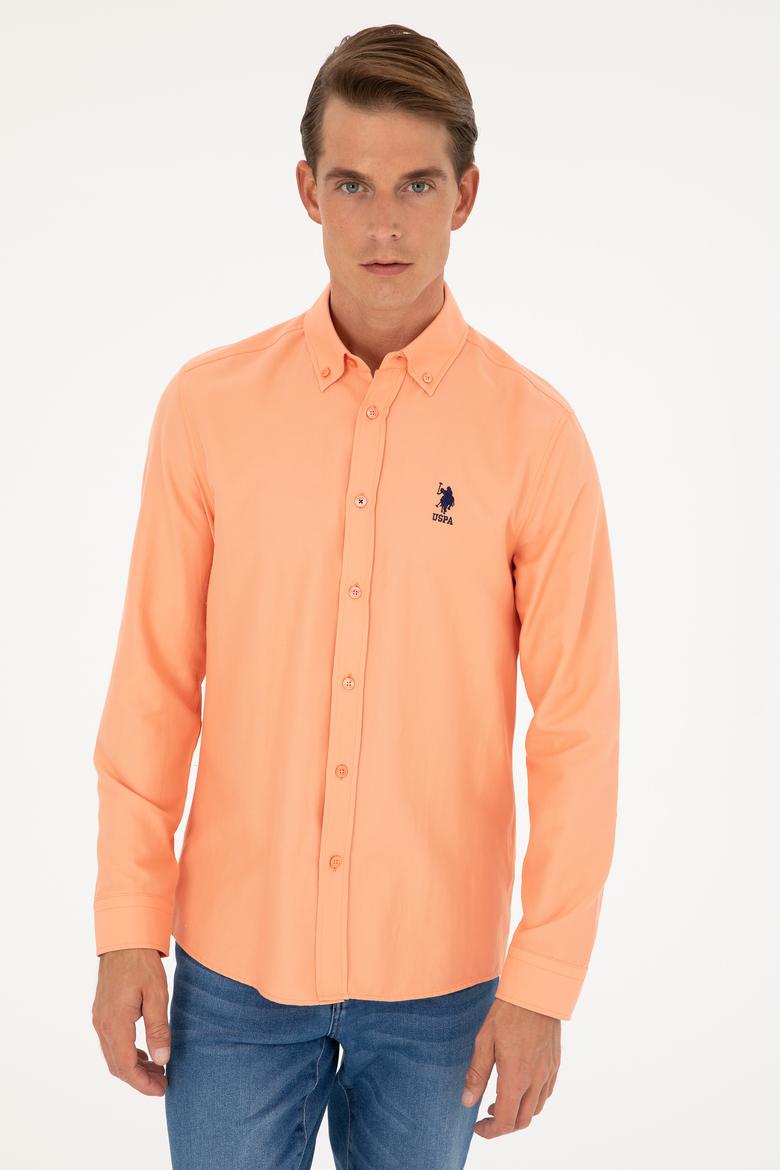 Erkek Somon Uzun Kollu Basic Gömlek - 50287805004