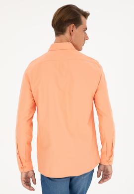 Erkek Somon Uzun Kollu Basic Gömlek - 50287805004