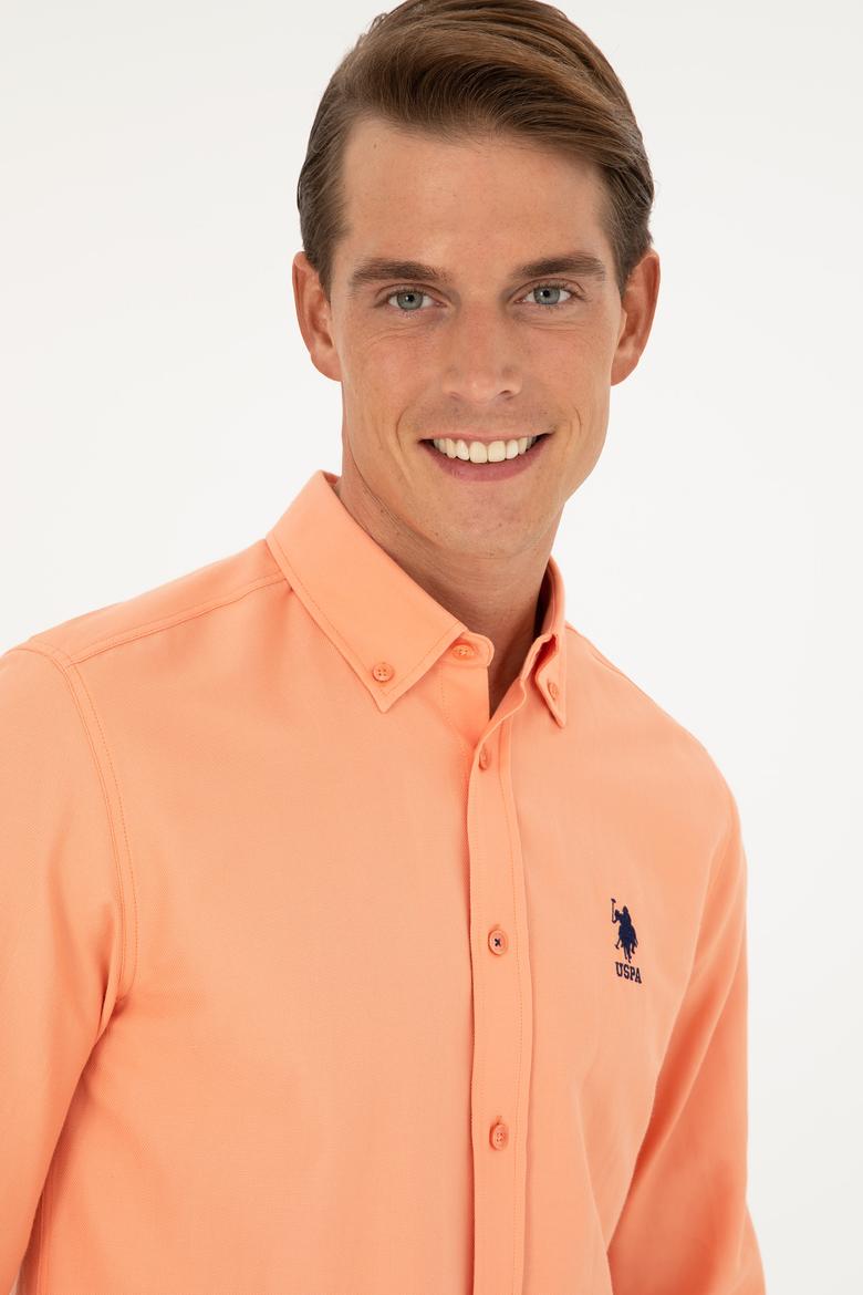 Erkek Somon Uzun Kollu Basic Gömlek - 50287805004