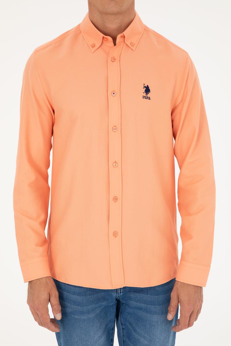 Erkek Somon Uzun Kollu Basic Gömlek - 50287805004