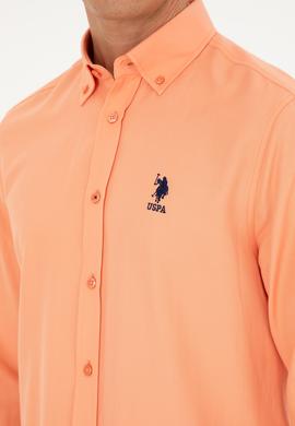 Erkek Somon Uzun Kollu Basic Gömlek - 50287805004