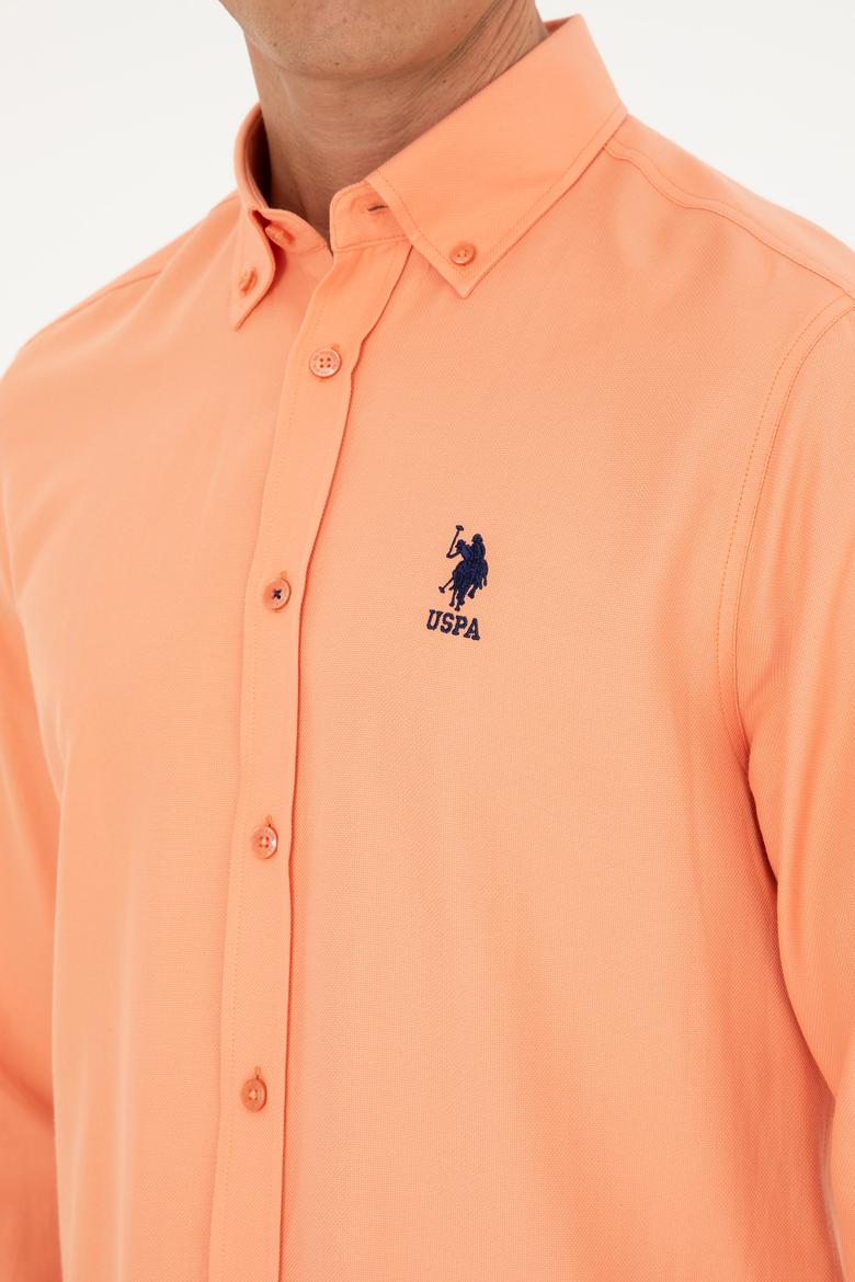 Erkek Somon Uzun Kollu Basic Gömlek - 50287805004