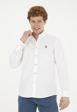 Erkek Beyaz Uzun Kollu Gömlek - 50288300006
