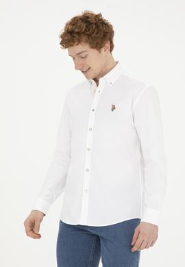 Erkek Beyaz Uzun Kollu Gömlek - 50288300006