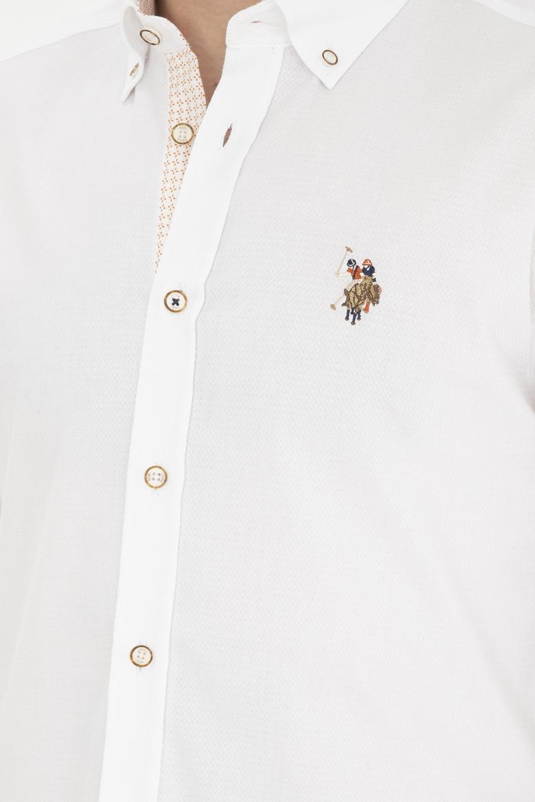 Erkek Beyaz Uzun Kollu Gömlek - 50288300006