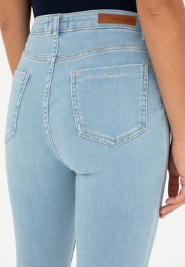 Kadın Açık Mavi Skinny High Waist Fit Jean Pantolon - 50280332011