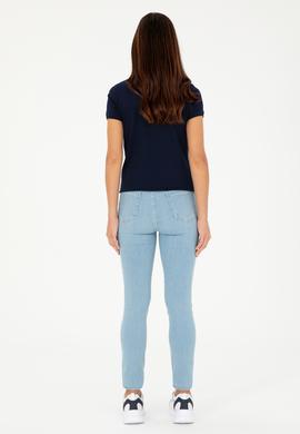 Kadın Açık Mavi Skinny High Waist Fit Jean Pantolon - 50280332011
