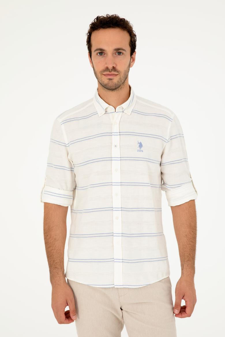 Erkek Açık Mavi Uzun Kollu Gömlek - 50282822006