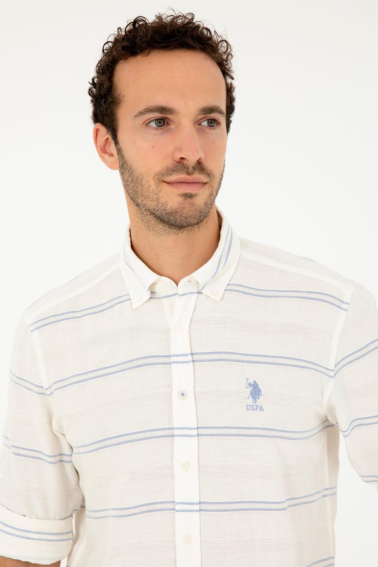 Erkek Açık Mavi Uzun Kollu Gömlek - 50282822006