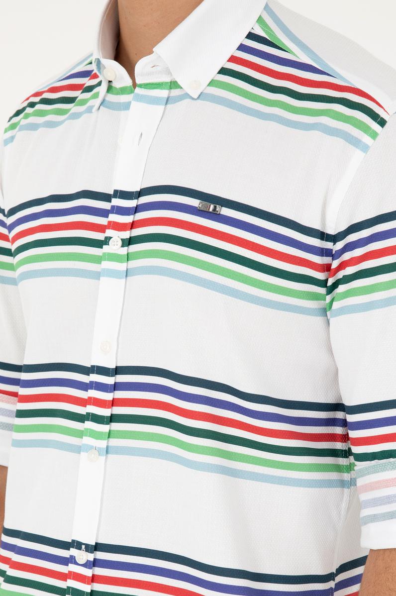 Erkek Lacivert Uzun Kollu Gömlek