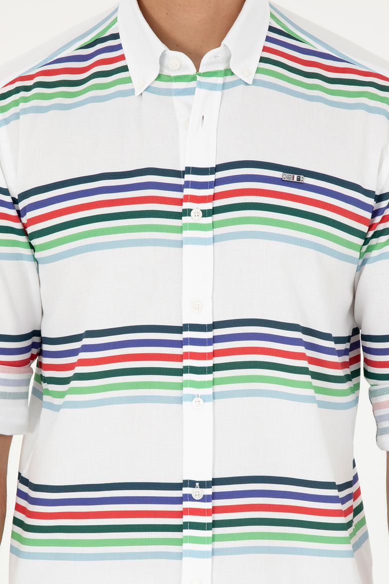 Erkek Lacivert Uzun Kollu Gömlek - 50282863005