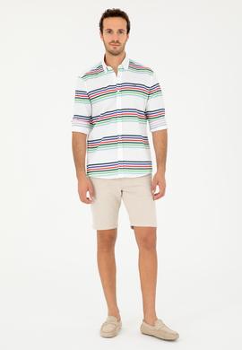 Erkek Lacivert Uzun Kollu Gömlek - 50282863005