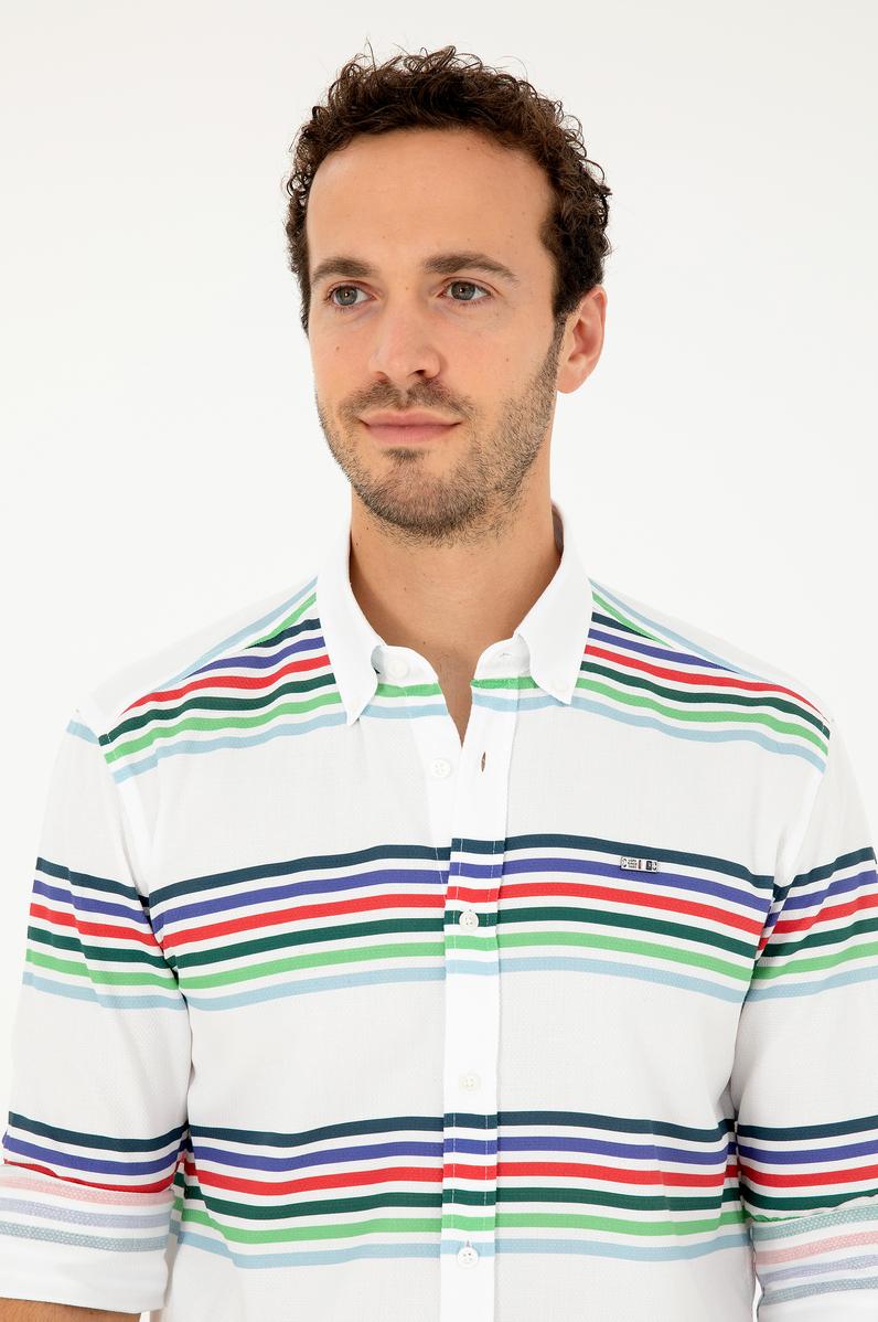 Erkek Lacivert Uzun Kollu Gömlek