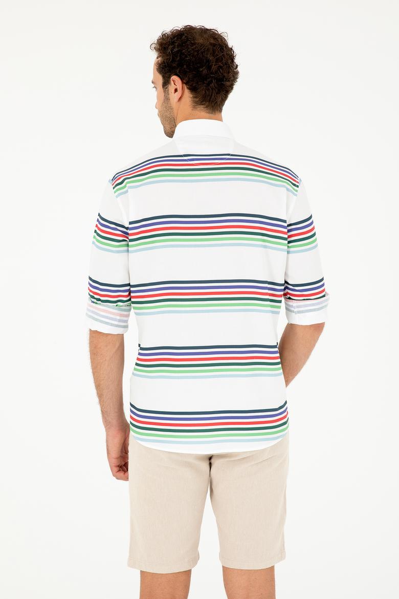 Erkek Lacivert Uzun Kollu Gömlek - 50282863005