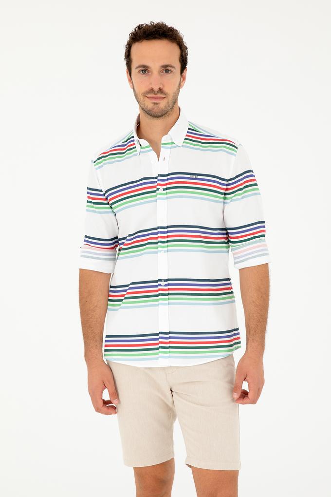 Erkek Lacivert Uzun Kollu Gömlek