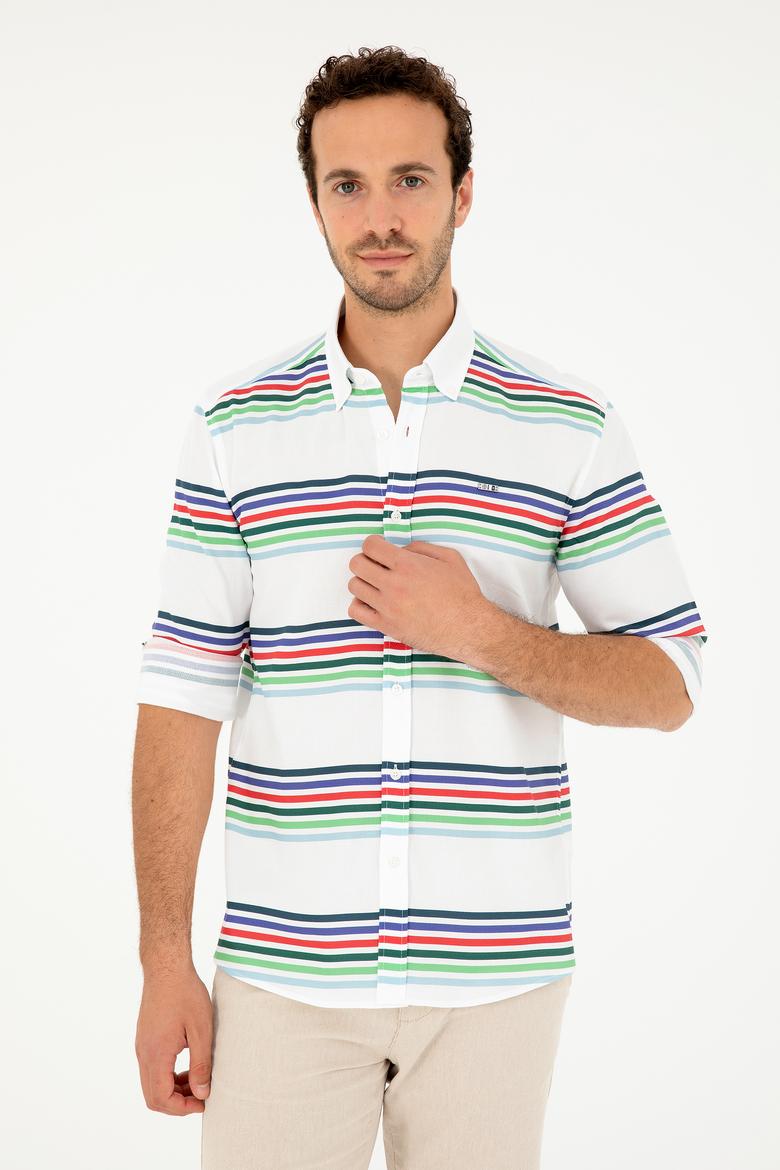 Erkek Lacivert Uzun Kollu Gömlek - 50282863005