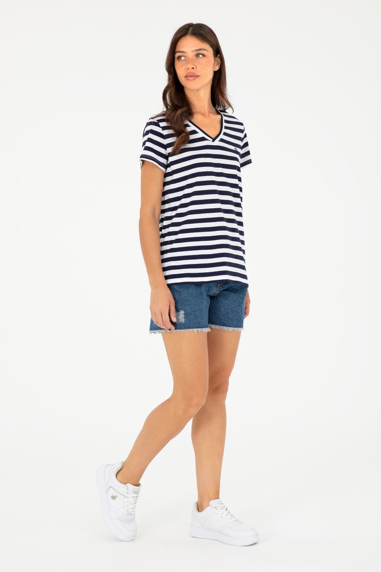 Kadın Mavi Jean Şort