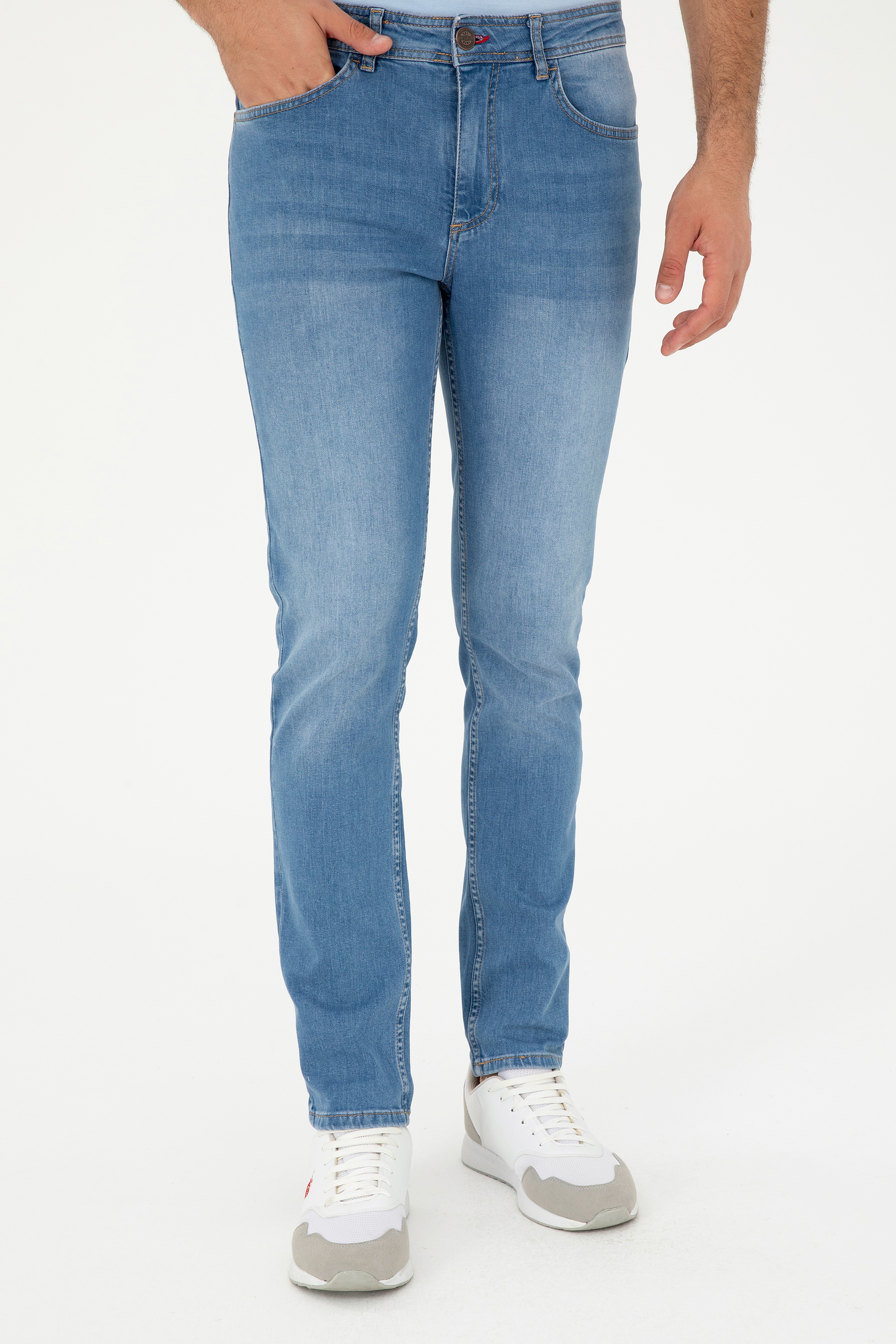 Erkek Mavi Jean Pantolon - Image 2