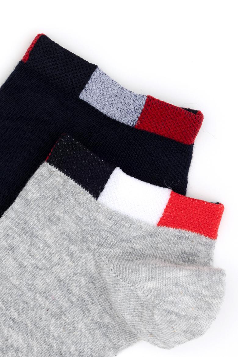 Erkek Gri Melanj Çorap - 50286301003