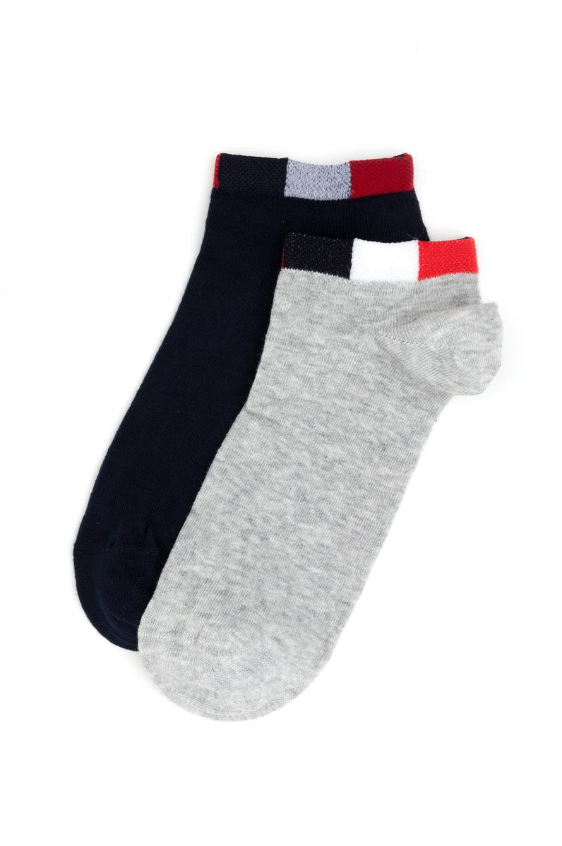 Erkek Gri Melanj Çorap